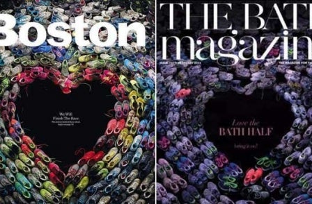 Spot the difference: British magazine apologises for 'borrowing' iconic cover