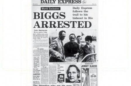 10. British journalism's greatest ever scoops: Biggs Arrested (The Daily Express, Colin Mackenzie, 1974)
