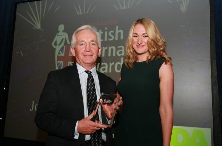 Pictures of all the winners from the 2012 British Journalism Awards