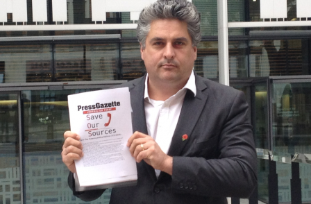 Interception chief accepts Press Gazette Save Our Sources petition as 1,250 urge him to stop police secretly viewing journalists' call data