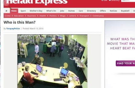 First for Torquay police as they publish story straight to Herald Express website