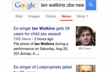 New paedophile mix-up for H from Steps as Google News publishes wrong picture next to CBS story