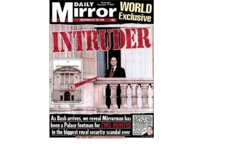 34. British journalism's greatest ever scoops: 'Intruder at the Palace