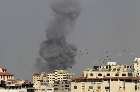 As Sky News building hit by Israeli missile - correspondent warns that no one in Gaza can feel safe
