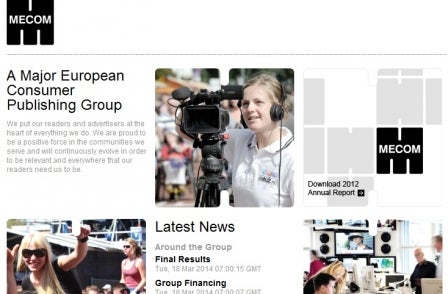 European newspaper group Mecom says ad revenue continues to slide