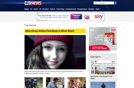 Sky News relaunches website with mobile-friendly design