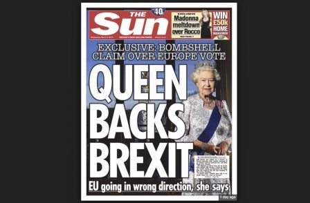 Michael Gove met Sun editor and Rupert Murdoch a week before 'Queen backs Brexit' front page