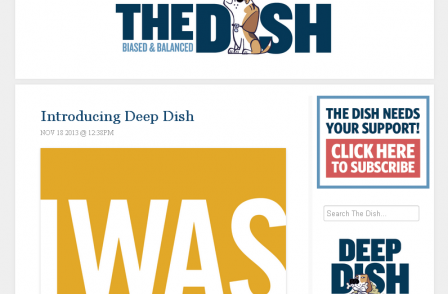 Andrew Sullivan seeks alternative business model to 'page-view trolling' as Dish website launches monthly magazine