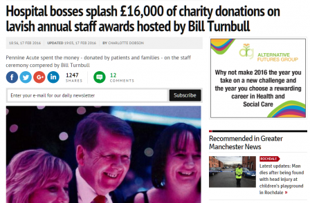 MEN FoI question reveals how BBC's Bill Turnbull pocketed £5.5k for NHS event appearance