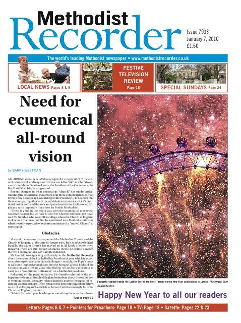 Methodist Recorder revamp for 150 years 'truth and love'