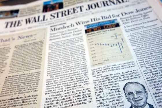 Spoof edition of Wall Street Journal hits US newsstands